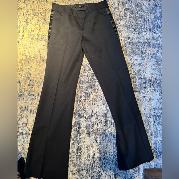 Theory Black Tuxedo Pants - Picture 7 of 7